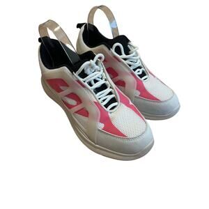 Berness Women’s Fashion Sneakers Size 8 Pink White Trendy Comfort Festival
